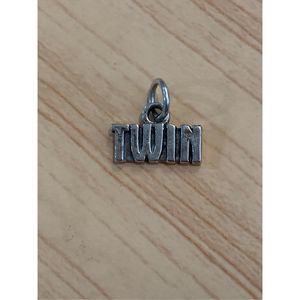 925 Twin Sterling Silver Jewelry Charm